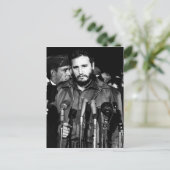 Fidel Castro 1959 Briefkaart (Staand voorkant)