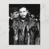 Fidel Castro 1959 Briefkaart (Voorkant)