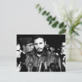 Fidel Castro 1959 Briefkaart (Staand voorkant)