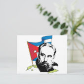 Fidel Castro Briefkaart (Staand voorkant)
