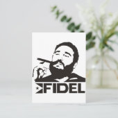 Fidel Castro Briefkaart (Staand voorkant)