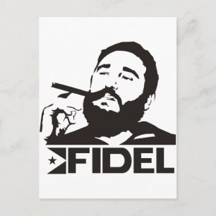 Fidel Castro Briefkaart