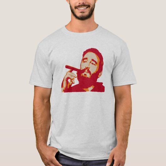 Fidel Castro Cuba T-shirt (Voorkant)
