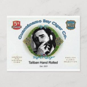 Fidel Castro Guantanamo Bay Cuba Cigar Company Briefkaart