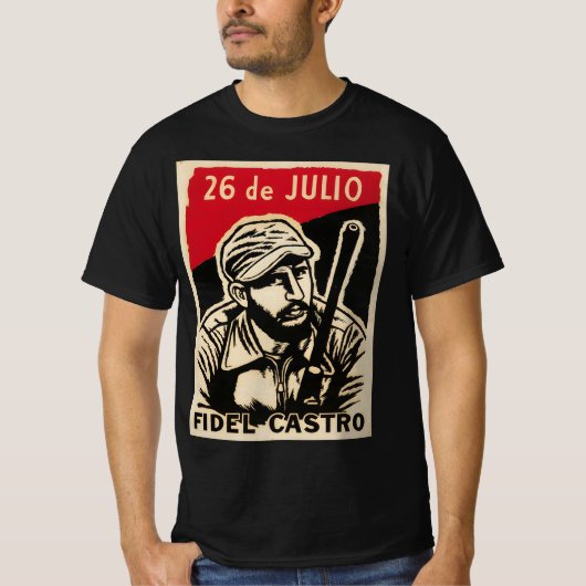 fidel castro klassieker t-shirt (Voorkant)