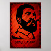 Fidel Castro Poster (Voorkant)