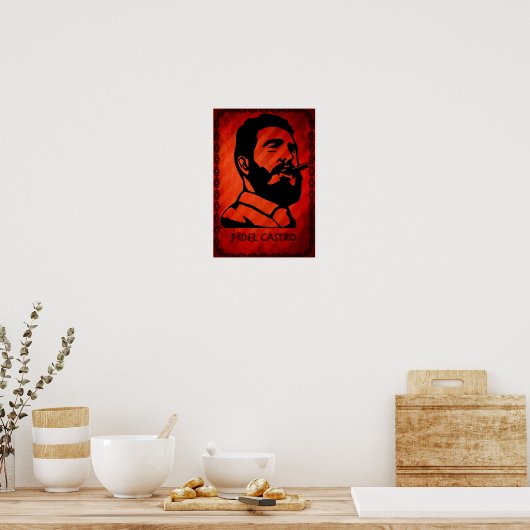 Fidel Castro Poster (Keuken)