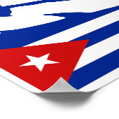 Fidel Castro, president, revolutie, Cuba, Havana Poster (Hoek)