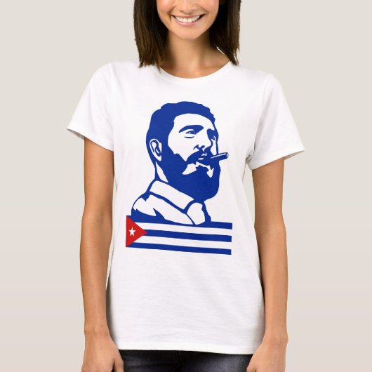 Fidel Castro, president, revolutie, Cuba, Havana T-shirt (Voorkant)