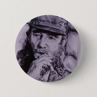 Fidel Castro Ronde Button 5,7 Cm