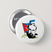 Fidel Castro Ronde Button 5,7 Cm (Voorkant /achterkant)