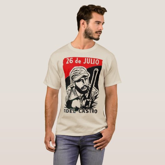 FIDEL CASTRO T-SHIRT (Voorkant volledig)
