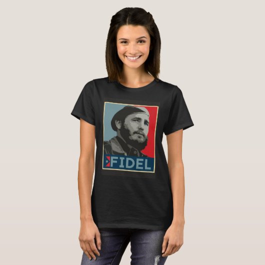 FIDEL CASTRO T-SHIRT (Voorkant volledig)