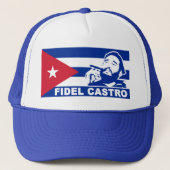 Fidel Castro Trucker Hat Pet (Voorkant)