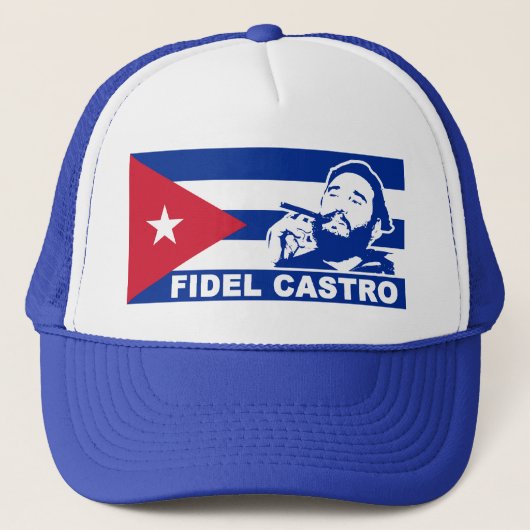 Fidel Castro Trucker Hat Trucker Pet (Voorkant)