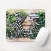 Fidel en mandje in de tuin muismat (Met muis)