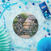 Fidel en mandje in de tuin papieren bordje (Feest)