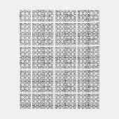 Fidel Fleece Deken (Voorkant)