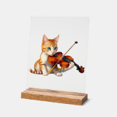 Fidel Kitty Acryl Bord (Hoek)