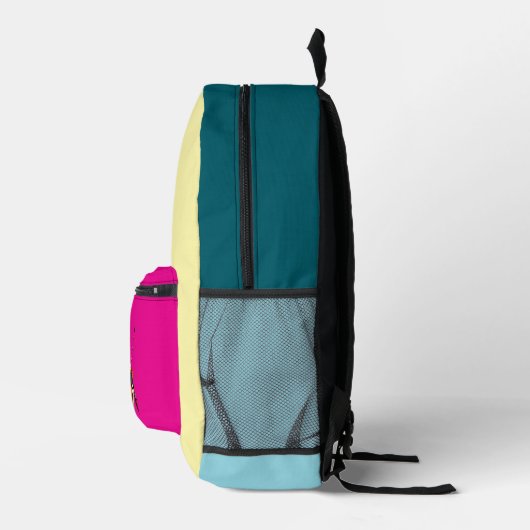 Fidel Kitty Bedrukte Rugzak (Rechts)