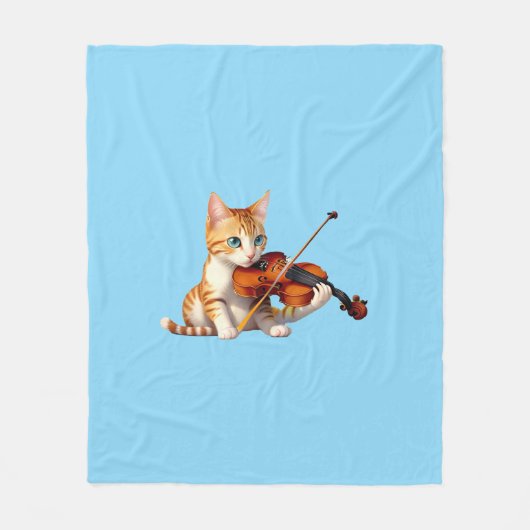 Fidel Kitty Fleece Deken (Voorkant)