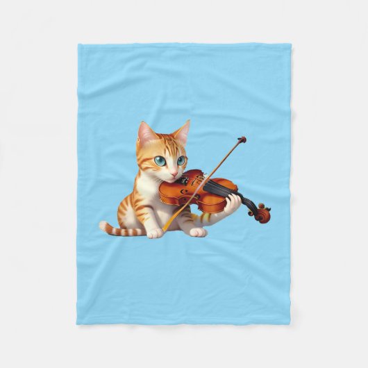 Fidel Kitty Fleece Deken (Voorkant)