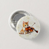 Fidel Kitty Ronde Button 3,2 Cm (Voorkant /achterkant)