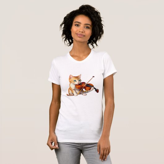 Fidel Kitty T-shirt (Voorkant volledig)