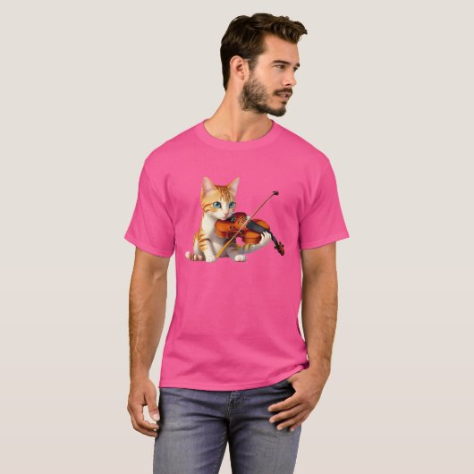 Fidel Kitty T-shirt (Voorkant volledig)