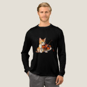 Fidel Kitty Tri-Blend Shirt (Voorkant)