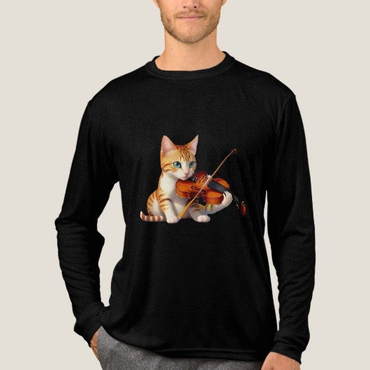 Fidel Kitty Tri-Blend Shirt (Voorkant volledig)