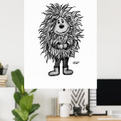 Fidel The Little Forest Goblin Poster (Thuiskantoor)