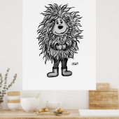 Fidel The Little Forest Goblin Poster (Keuken)