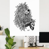 Fidel The Little Forest Goblin Poster (Thuiskantoor)