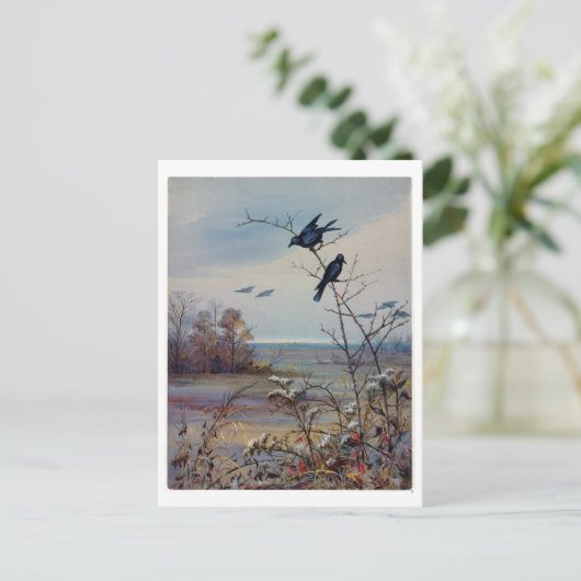 Fidelia Bridges Feestdagenkaart (Staand voorkant)