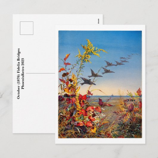 Fidelia Bridges Feestdagenkaart (Voorkant / Achterkant)