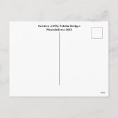 Fidelia Bridges Feestdagenkaart (Achterkant)