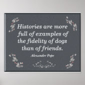 Fidelity of dogs - art print (Voorkant)