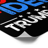 Fiden Anti Biden Grappige Impeach Joe Biden - Trum Poster (Hoek)