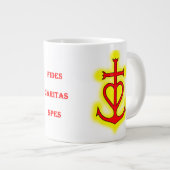 Fides Caritas Spes Grote Koffiekop (Voorkant rechts)