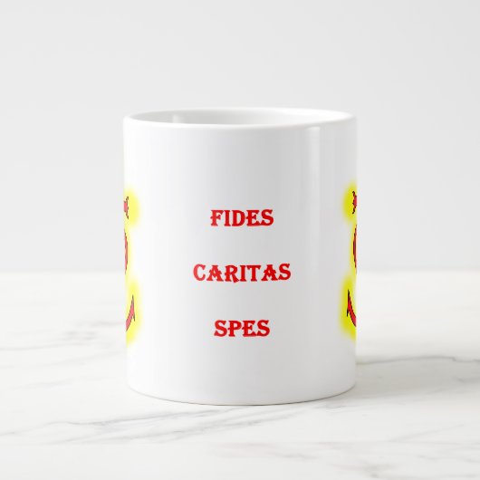 Fides Caritas Spes Grote Koffiekop (Voorkant)