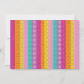 Fidget Birthday Pink Gold Foto pop it Party Kaart (Achterkant)