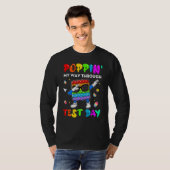 Fidget Popit Poppin Mijn way Through Test Day Stud T-shirt (Voorkant volledig)