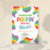 Fidget Poppin Kinder Valentijnsdag Feestdagenkaart