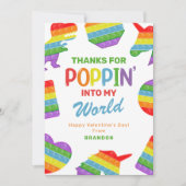 Fidget Poppin Kinder Valentijnsdag Feestdagenkaart (Voorkant)