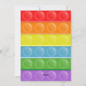 Fidget Poppin Kinder Valentijnsdag Feestdagenkaart (Achterkant)