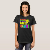 Fidget Speelgoed, 100 dagen schoolPop, 100 dagen p T-shirt (Voorkant volledig)