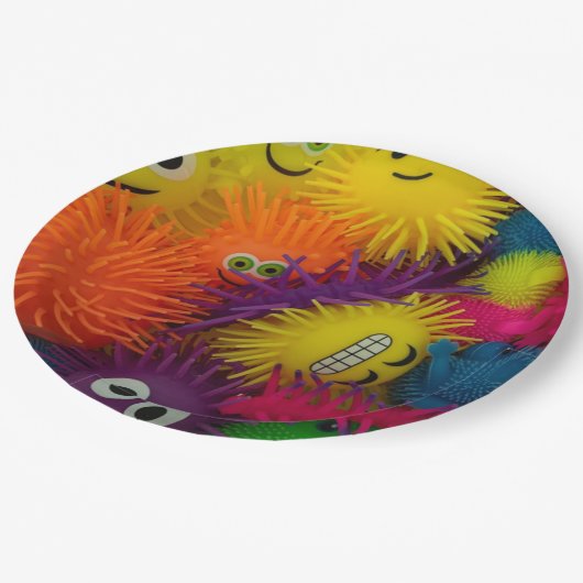 Fidget Speelgoed Squishy Ball Papieren Bordje (Gekanteld)