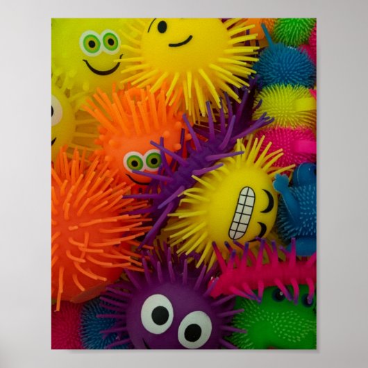 Fidget Speelgoed Squishy Ball Poster (Voorkant)