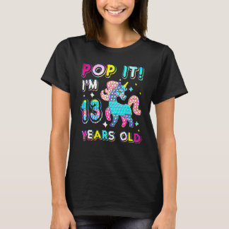 Fidget-speelgoed voor 13e verjaardag Verjaardagsme T-shirt